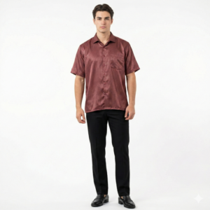 Gianni Visentin Kemeja Formal Pria Dobby Regular Fit Kotak kotak - 8915