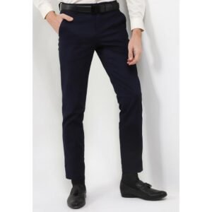 Gianni Visentin - Celana Bahan Formal Pria Slimfit Biru Tua - 4033