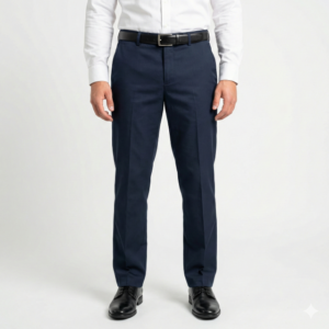 Gianni Visentin Celana Panjang Pria Tailored Regular Fit Biru Tua - 2067