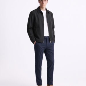 Gianni Visentin Jasket Pria Regular Fit Hitam - 0001